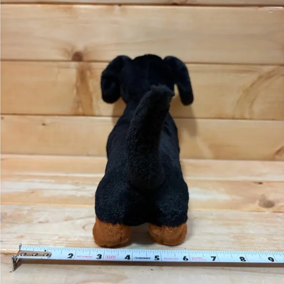 Jellycat FREDDIE SAUSAGE DOG 11" Black Retired Dachshund - Picture 3 of 11